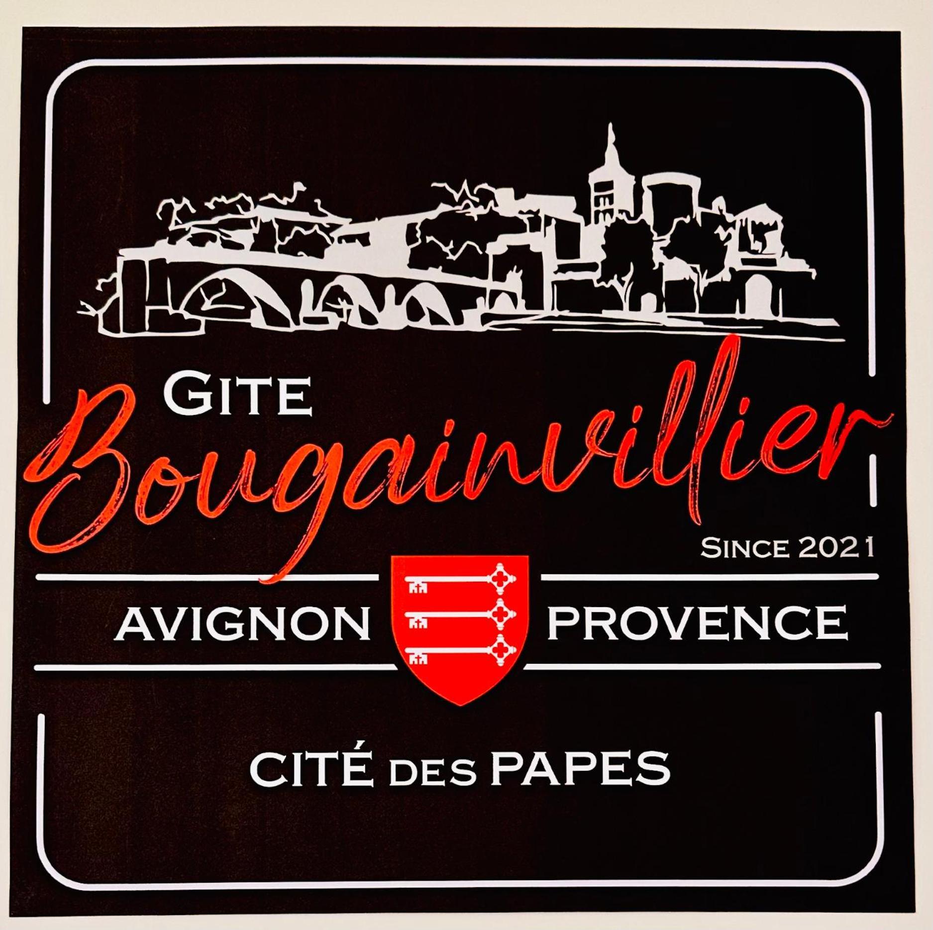 Gite Avignon Bougainvillier Exterior foto